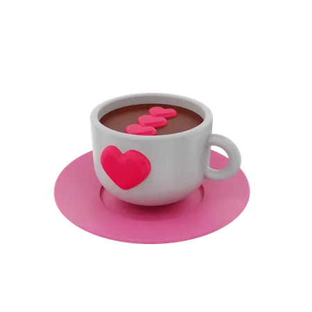 Cita de café  3D Icon