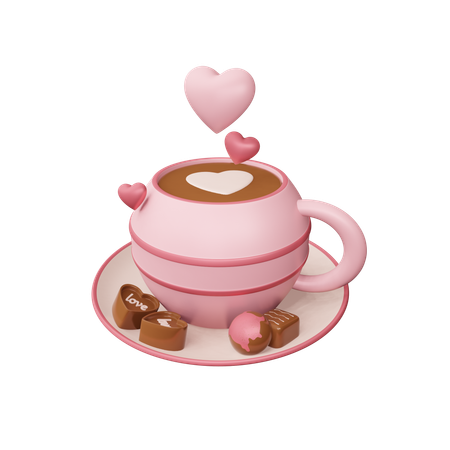 Cita de café  3D Icon