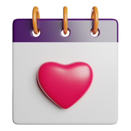 Cita romántica  3D Icon