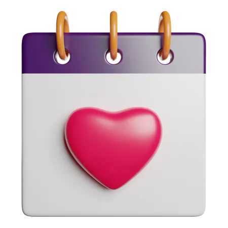 Cita romántica  3D Icon