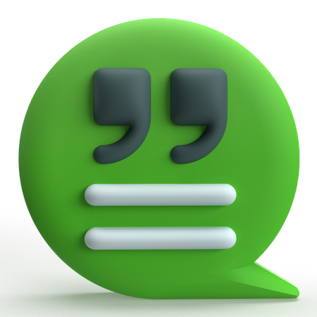 Citar  3D Icon