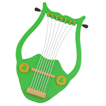 Cithara  3D Icon