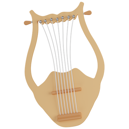 Cithara  3D Icon