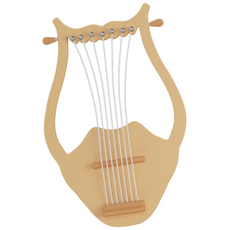 Cithara  3D Icon