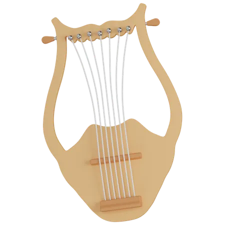 Cithara  3D Icon