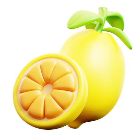 Citron  3D Icon