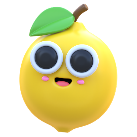 Citron  3D Icon