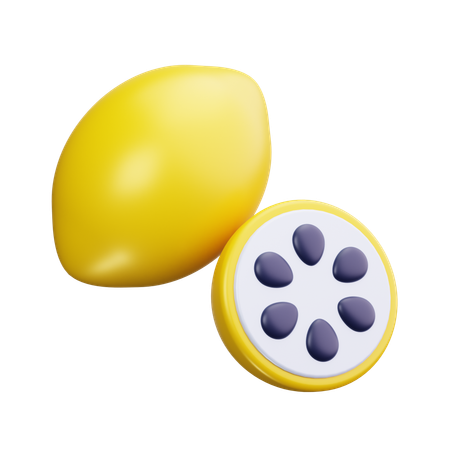 Citron  3D Icon