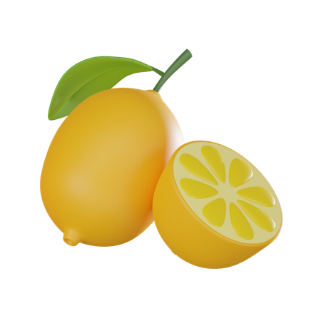 Citron  3D Icon