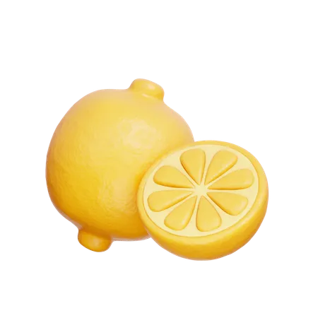 Citron  3D Icon