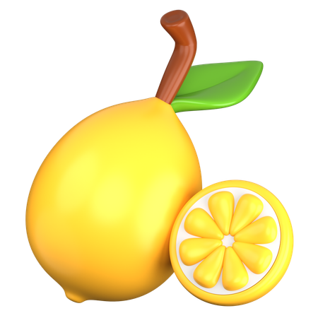 Citron  3D Icon