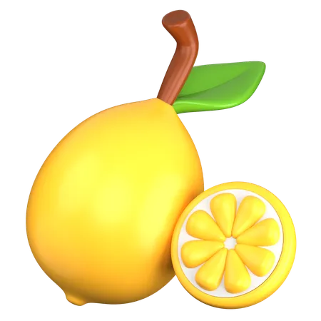 Citron  3D Icon