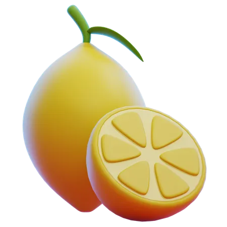 Citron  3D Icon