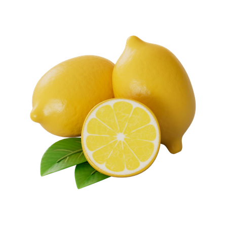 Citron  3D Illustration