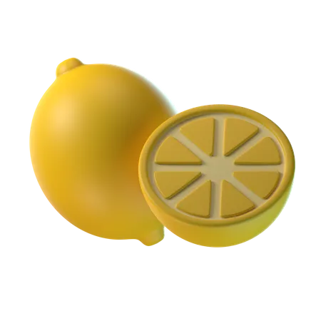 Citron  3D Illustration