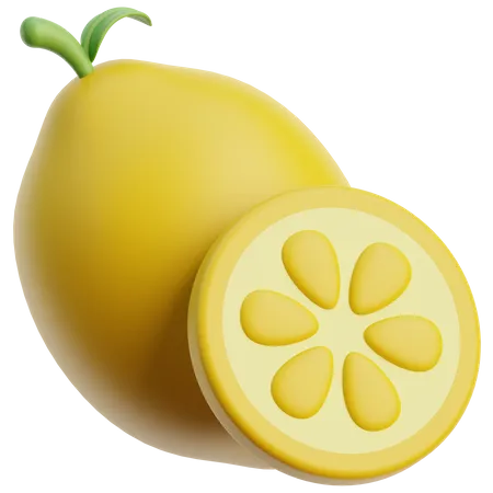 Citron  3D Icon