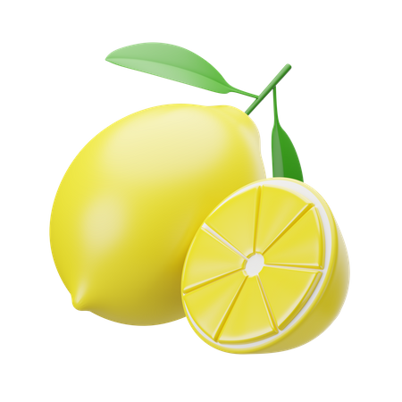 Citrons  3D Illustration