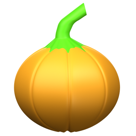 Citrouille  3D Icon