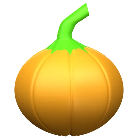 Citrouille  3D Icon