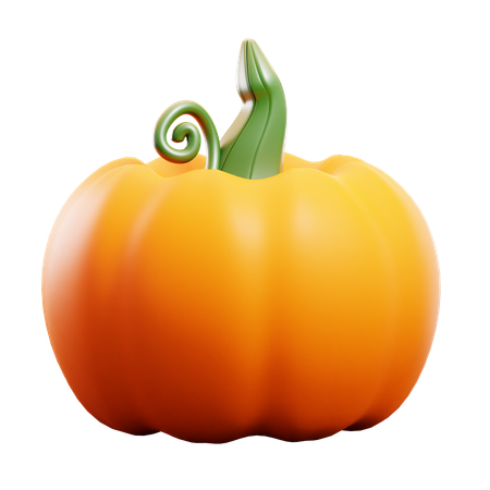 Citrouille  3D Icon