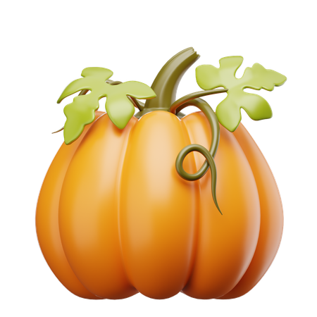 Citrouille  3D Icon