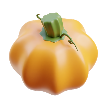 Citrouille  3D Icon