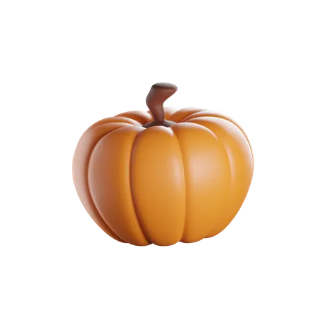 Citrouille  3D Icon