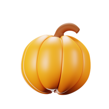 Citrouille  3D Icon