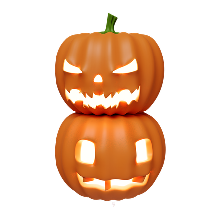 Citrouille d'Halloween  3D Icon