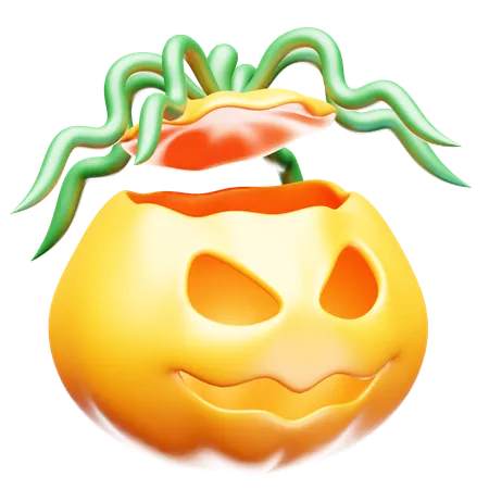 Citrouille d'Halloween  3D Icon