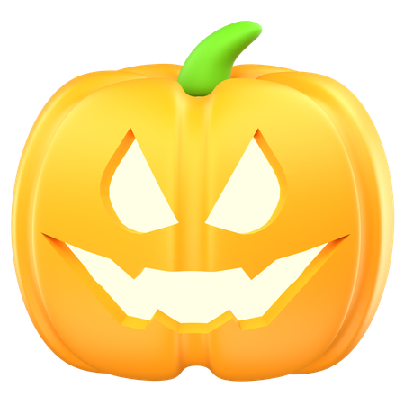 Citrouille d'Halloween  3D Icon