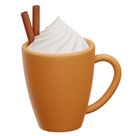 Latté aux épices et à la citrouille  3D Icon