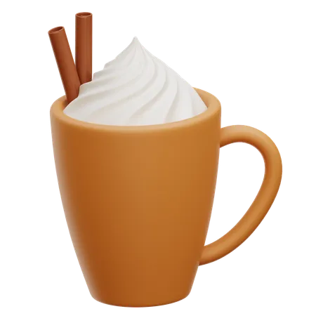 Latté aux épices et à la citrouille  3D Icon