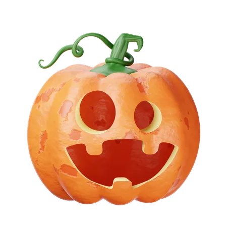 Citrouille d'Halloween  3D Icon