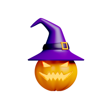 Citrouille d'Halloween  3D Icon