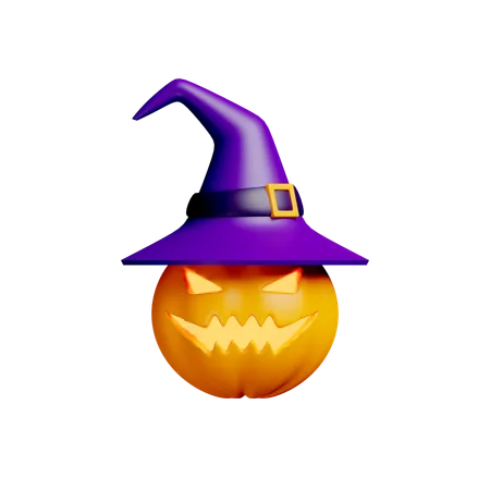 Citrouille d'Halloween  3D Icon