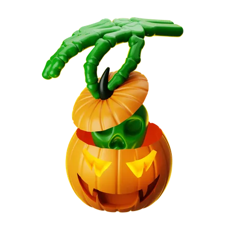 Citrouille d'Halloween  3D Icon