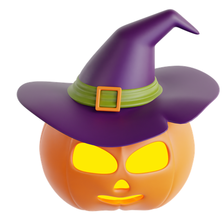 Citrouille d'Halloween  3D Icon