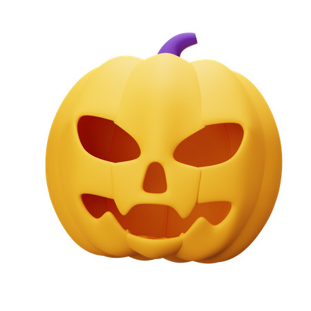 Citrouille d'Halloween  3D Icon