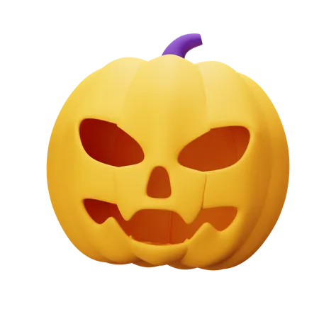 Citrouille d'Halloween  3D Icon