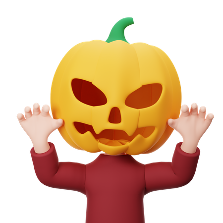 Citrouille d'Halloween  3D Icon