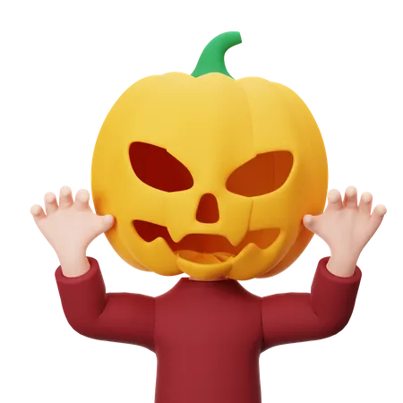 Citrouille d'Halloween  3D Icon