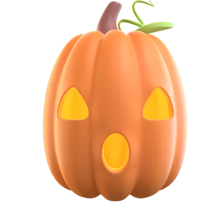 Citrouille d'Halloween  3D Icon