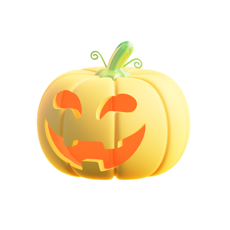 Citrouille d'Halloween  3D Icon