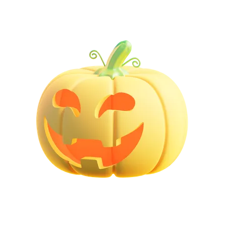 Citrouille d'Halloween  3D Icon