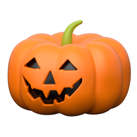 Citrouille d'Halloween  3D Icon