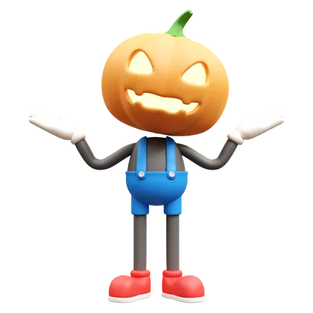 Citrouille d'Halloween  3D Illustration