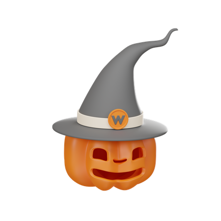 Citrouille d'Halloween  3D Icon