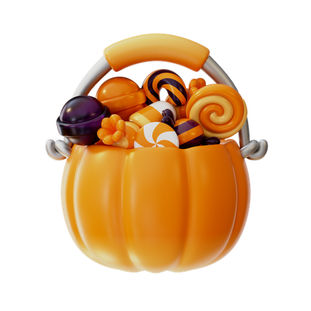 Bonbon à la citrouille  3D Icon