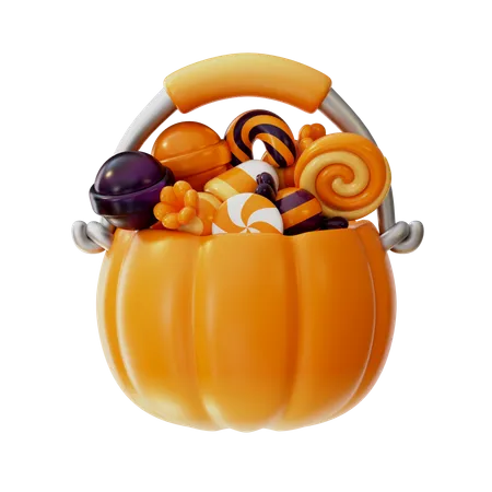 Bonbon à la citrouille  3D Icon